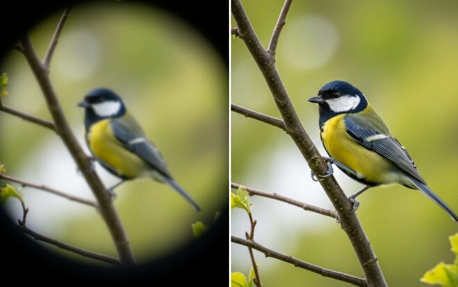 あなたのせい？双眼鏡ピントが合わない意外な原因【庭の野鳥】